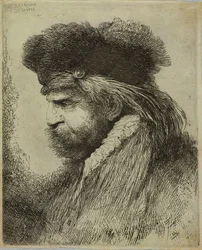 Large Studies of Heads in Oriental Headdress